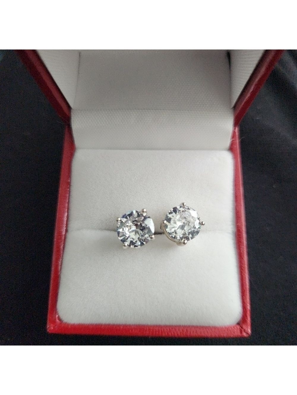 COPY - New 3.00 ct. t.w. CZ Stud Earrings in 14kt White Gold